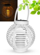 LED SOLAR LAMPA LAMPA EFEKT PLAMEŇA