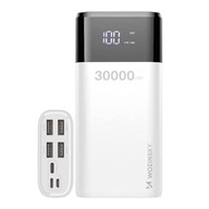 Wozinsky POWER BANK POWERBANK 4xUSB 30000mAh biela