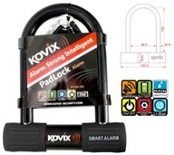 Visiaci zámok U-Lock s alarmom KOVIX KTL14-150 čierny