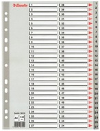 Indexovacie PP A4 zakladače Esselte