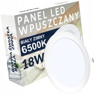 Decorya ZAPUSTNUTÉ OSVETLENIE LED PANELU 18W kruh studená biela 6500 K