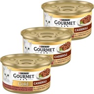 Gourmet CAT Gold Sauce Mokré jedlo s kuracím mäsom a pečeňou v balení omáčky. 12 x 85 g