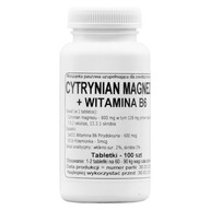 Magnézium citrát 800 mg + B6 600 mcg 100 ks Podkowa