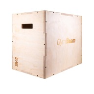 PLYOMETRICKÝ DREVENÝ JUMP BOX CROSSFIT HIIT 40x51x61cm GymBeam