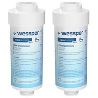 2x sprchový vodný filter Wessper Aqua do sprchy odstraňuje KDF chlór