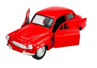 WELLY 1959 ŠKODA OCTAVIA RED 1:34 NOVÝ KOV