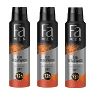 Fa MEN Red 72h Antiperspirant v spreji 150ml x3