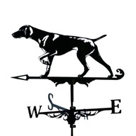 Retro Weathervane Professional Black Hound