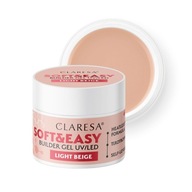 Claresa SOFT&EASY stavebný gél 12g svetlo béžový