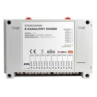 BEZNAPÄŤOVÝ OVLÁDAČ 8 KANÁLOVÝ 8X10A ZIGBEE TUYA