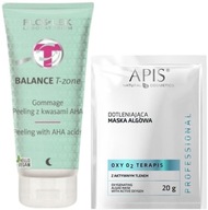 GOMMAGE PEELING S AHA KYSELINAMI, FlosLek + OXY O2 OXYGENUJÚCA MASKA NA RIASY