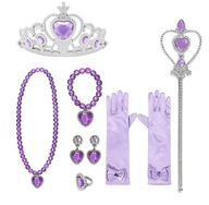 CROWN Žezlo RUKAVICE RAPUNZEL ZOSIA SET 7