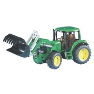 John Deere 6920 s nakladačovým traktorom Bruder 02052