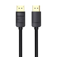 VENTION DISPLAYPORT KÁBEL PRE DISPLAYPORT 1.2 HACBH VÝKONNÝ ČIERNY 4K 60 HZ 2M