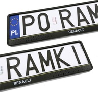 Rámy na ŠPZ RENAULT TWINGO AUSTRAL CLIO MEGANE INITIALE RS