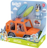 BLUEY sada RODINNÉ AUTO + HRAČKY BANDITA DOG FIGURE TM - BLU13018