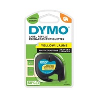 DYMO LETRATAG páska 12mm/4m žltá plast