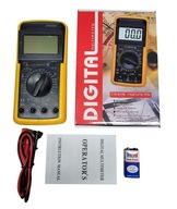 Digitálny merač prúdu, elektrického napätia, spotreby, multimeter DT9205A