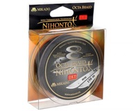 Mikado Nihonto Octa Braid 0,12mm Čierny 150m vrkoč