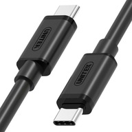 Unitek USBC USBC USB kábel 1 m čierny (YC477BK)