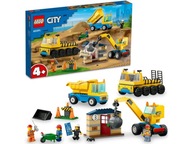 Nákladné autá a guľový žeriav LEGO City 60391