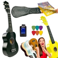 SOPRÁNOVÁ UKULELE + OBAL + TUNER + DROBATKY + SÚPRAVA STOLU Učenie ako prvé