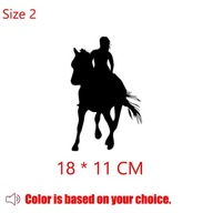 Black Style NO.2 Size Funny Cowboy Cowgirl Horse