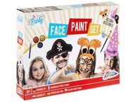 HALLOWEENSKÉ ŠABLONY PIRÁTSKYCH KLAUNOV NA FACE PAINT