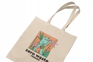 Frog Shopper BAG, darček pre fanúšikov žaby, módne ekologické vzory