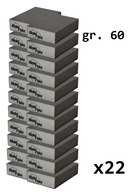 Špongiový blok brúsny blok na brúsenie 60 x 22