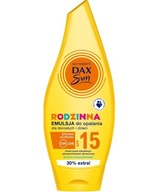 DAX SUN Family emulzia na opaľovanie SPF15 250ml