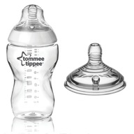 TOMMEE TIPPEE FĽAŠA 340 ML A DRUHÝ cumlík 6M+