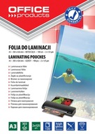 Kancelárske výrobky laminovacia fólia, A3, 2x125 mikrónov, lesklá, 100 ks,