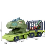 VEĽKÁ SADA DINOSAUR TRUCK TRANSPORT T-REX MAT POSTAVKY CELÝ SET