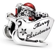 Charms Vianočný darček Charms Santa Claus prívesky na náramky Silver