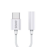 SAVIO Savio AK-51 USB-C - adaptérový kábel Mini Jack