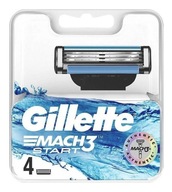 Gillette Mach3 štart náhradné čepele 4 ks