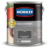 Nobiles Strecha a odkvap Graphite Grey Matte 5L