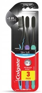 Zubná kefka COLGATE SLIM SOFT CHARCOAL x3