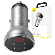 BASEUS RÝCHLA NABÍJAČKA DO AUTOMOBILKU 2x USB 24W LED