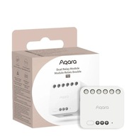 Dvojitý reléový modul Aqara T2 | Dvojité relé | Zigbee, Apple HomeKit, M