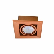 ZAPUSTNÁ LAMPA BLOCCO ORANŽOVÁ 1x7W GU10 LED