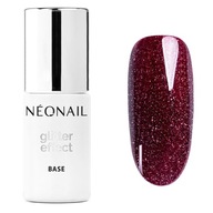 NEONAIL HYBRID BASE GLITTER BASE BURGUND SHINE