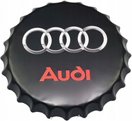 Kovová ozdobná čiapka s logom Audi veľká 40 cm