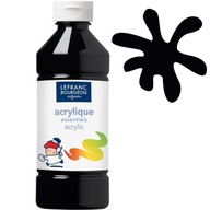 Lefranc Bourgeois akrylová farba 500 ml čierna