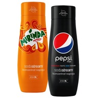 Sodastream Pepsi Max Mirinda karbonizačné sirupy x 2