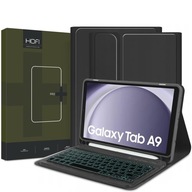 KRYT POUZDRA NA MAGNET PRE GALAXY TAB A9 PODSVETNUTÁ KLÁVESNICA + SKLO