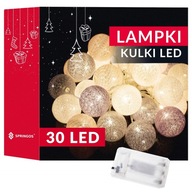 GARLAND BALLS BATTÉRIOVÉ GUĽAČKY 6cm 30LED