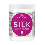 Maska na vlasy KJMN Silk Hair Mask s olivovým olejom a hodvábnymi proteínmi