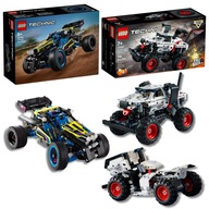 LEGO Technic Monster Jam Truck Mutt Dalmat 42150 + Rover 42164 CARS 7 8 9